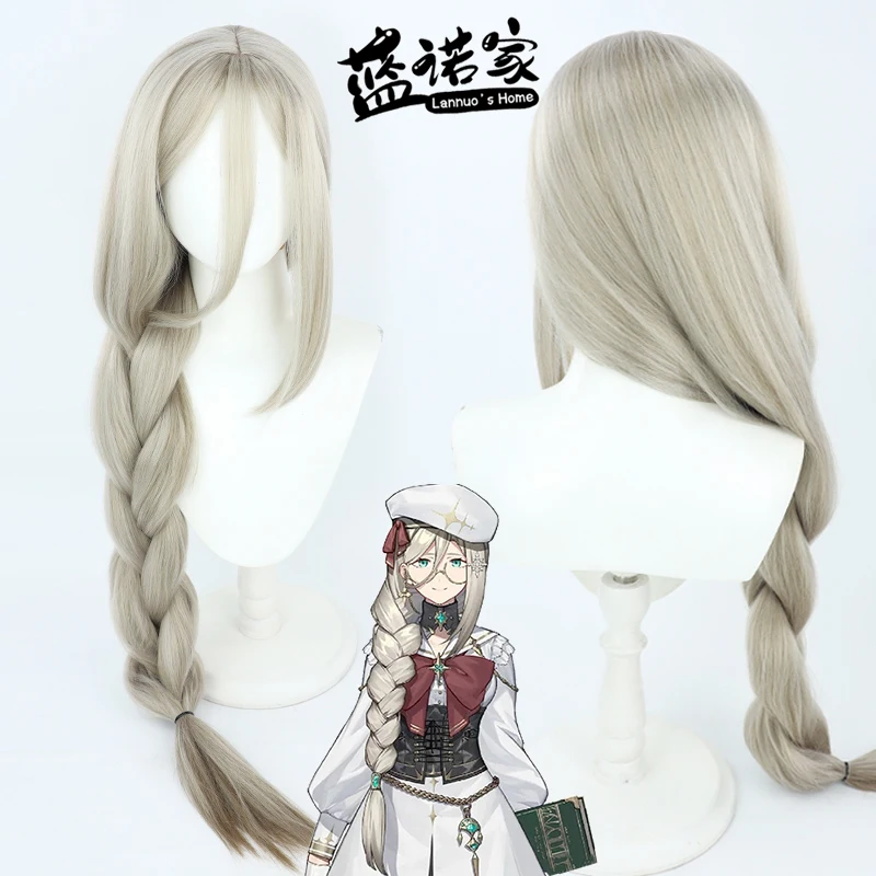 

Virtual YouTube Vtuber Aia Amare Cos Cosplay Wig Halloween Carnival Party Props Synthetic Hair Heat Resistant Fiber + Wig Cap