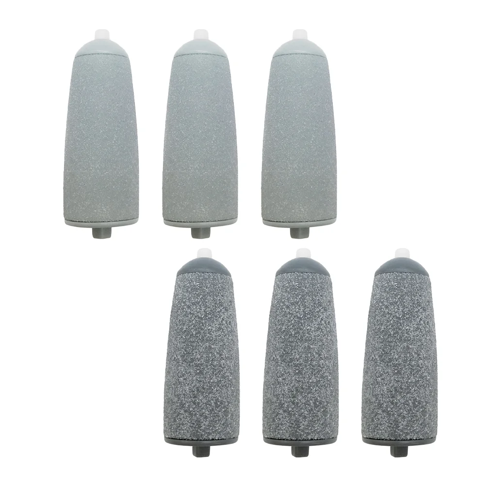 6 Pcs Foot Grinder Replacement Head Tool Nail Tools Pedicure Roller Refill Heads Cleaning Supplies Aldult