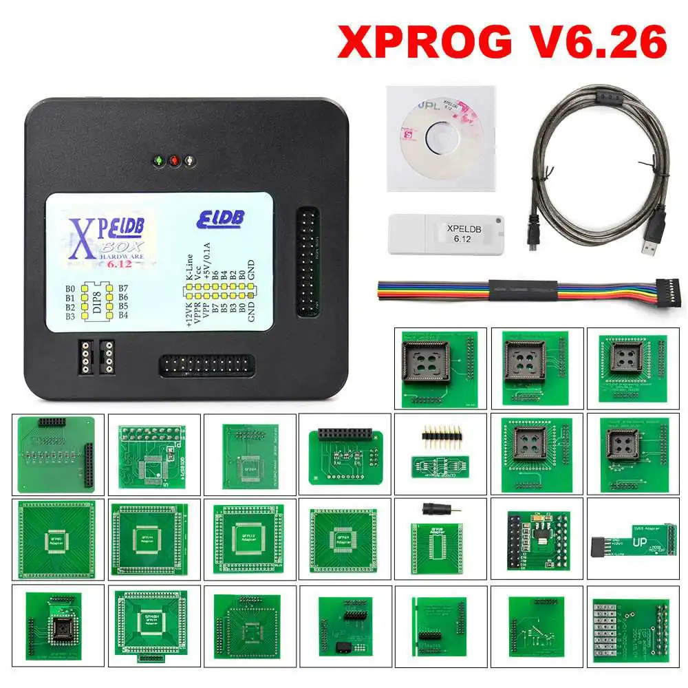Latest Version Xprog 6.26 XPROG-M V6.50 Add New Authorization XPROG 6.5 ECU Programmer Tool Auto ECU Chip Tuning Programmer