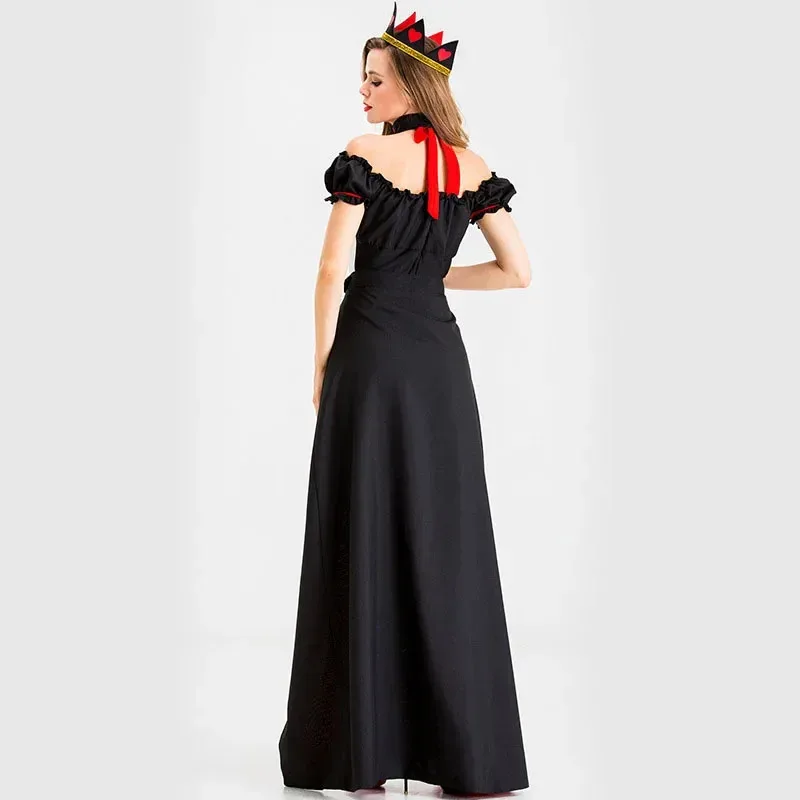 s-xxl-大人用ポーカークイーンコスチューム、ソックススーツ付き、コスプレ用女性用ポーカークイーン、プーリム、ハロウィン、カーニバルパーティー、ファンタジア、ドレ・コシュ