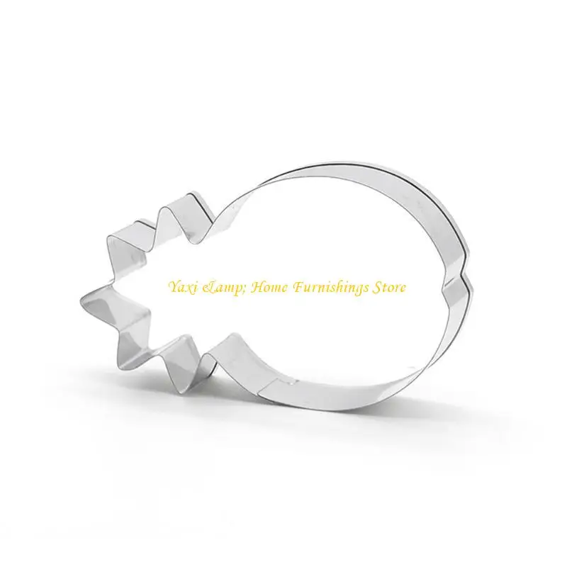 W8EA Fruit Pineapple Cookie Cutter Stainless Steel Cutters Mold DIY Fondant Pastry Biscuit Baking Mould