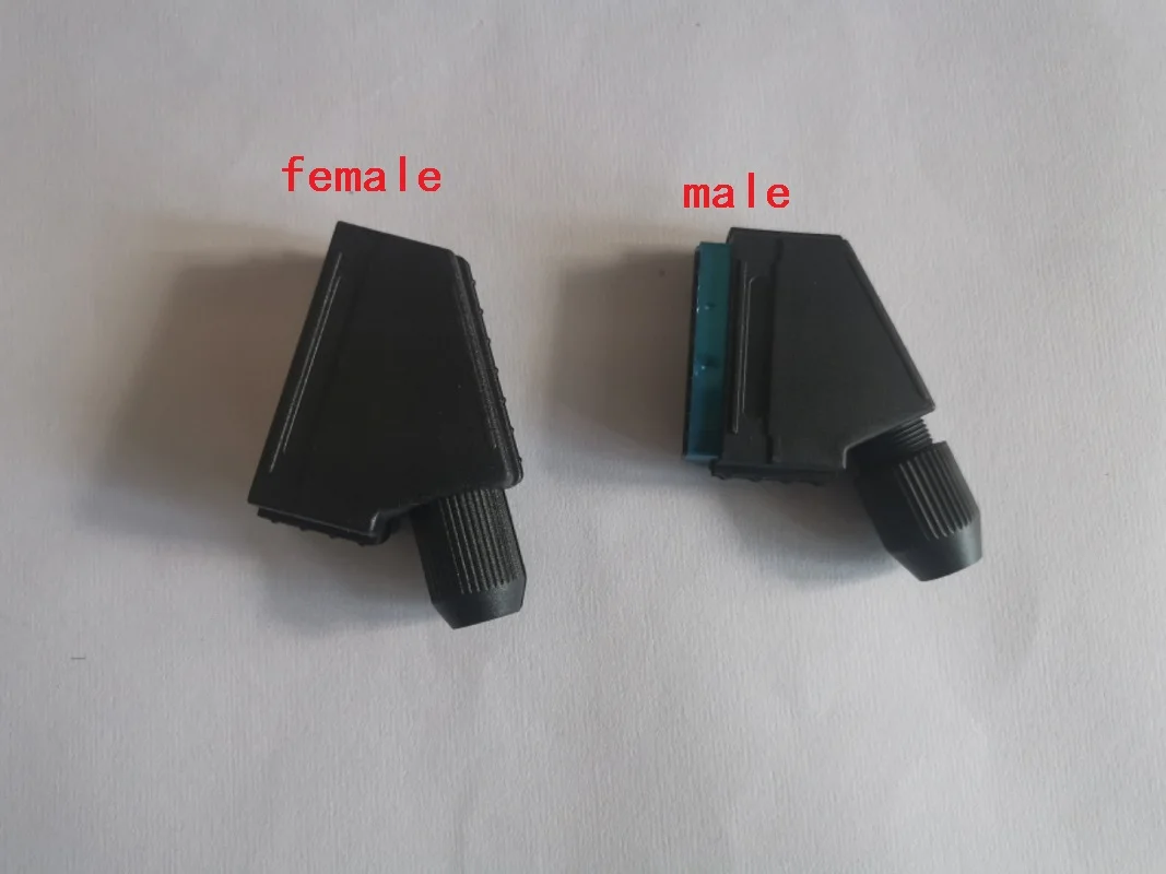 

50 Sets a lot Scart plug 21 pin Female/Male Euro SCART Solder Connector 21 Pin RGB Socket Adapter
