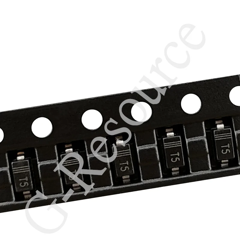 (100 قطعة) 1N4448W (وضع علامة T5) SOD-123 75 فولت 250 مللي أمبير تبديل الصمام الثنائي الدائرة المتكاملة