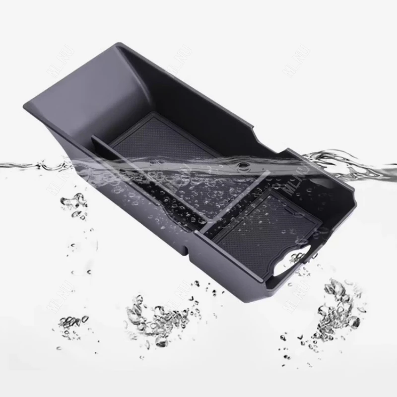 صندوق تخزين مسند الذراع لوحدة التحكم المركزية لملحقات تويوتا كامري XV80 2026/2025 مادة ABS مقسمة شبكة ممتصة للصدمات 2024