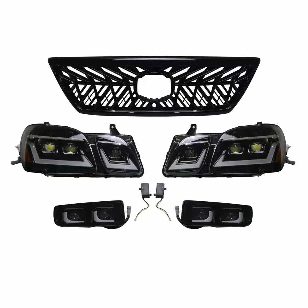 

Car Grill headlight fog lamp set for For Lexus LX470 1998-2006 modified Front Bumper Turn signal Body kit