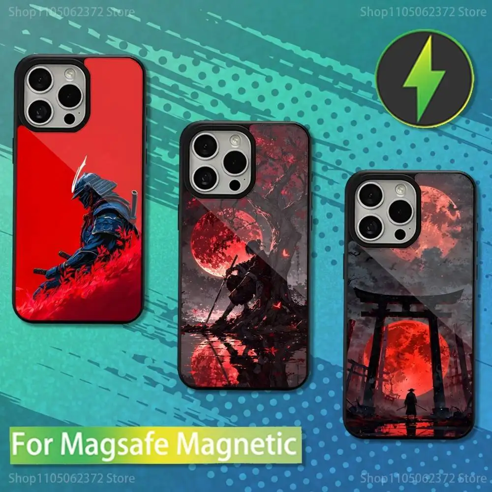 

Samurai Bushido Art Phone Case For iPhone 16,15,14,13,12,11,Pro,Max,Plus,Mini,Magsafe,Magnetic Wireless Charging Case