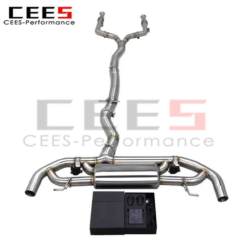 

cees Valvetronic Exhaust for Mercedes-Benz AMG C43 3.0T 2020-2024 SS304 Valved Sport Exhaust System C43 Turbo Exhaust System