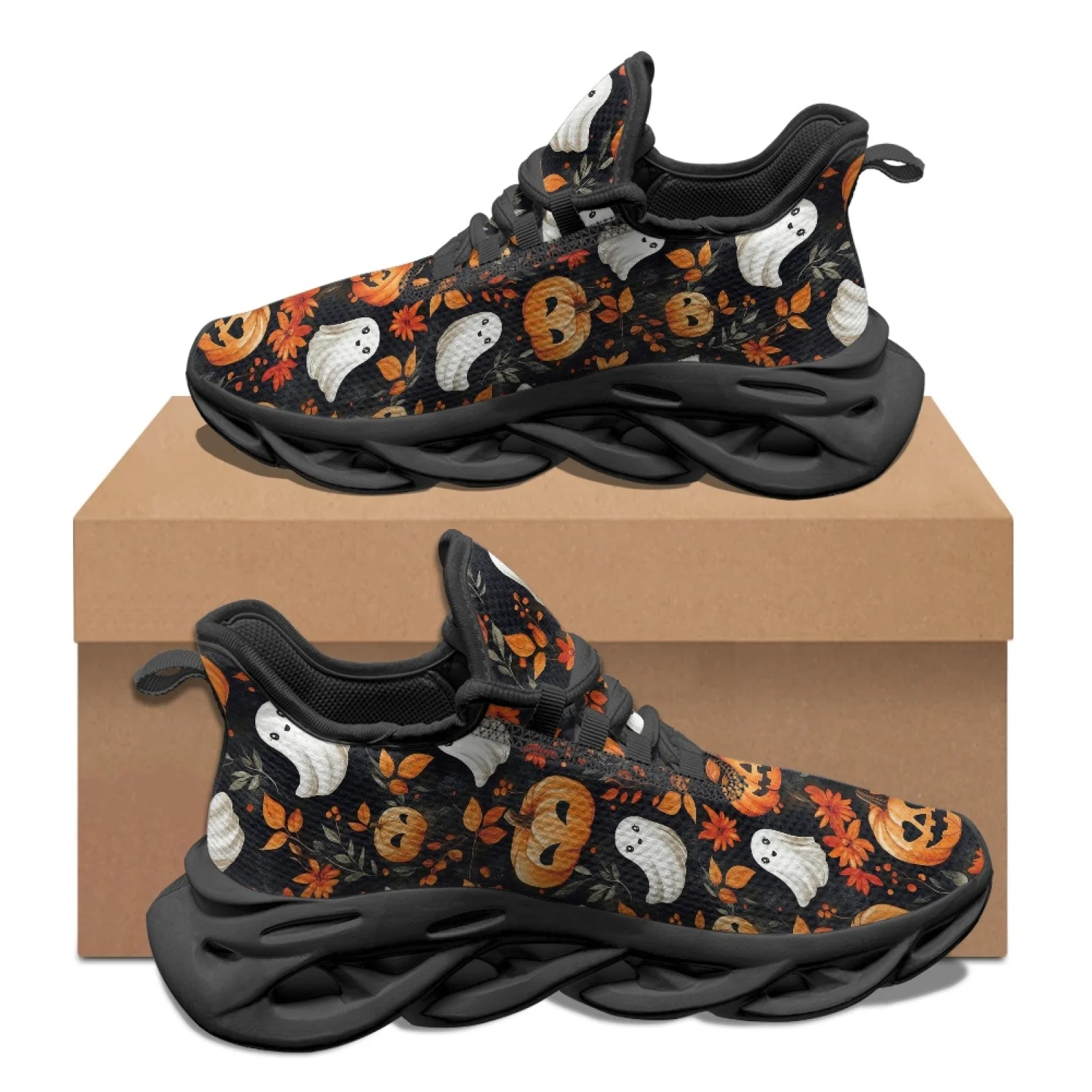 Men'S Shoes Casual Sneakers - PENSTROLL Ghost Pumpkin Mens Running Sneaker