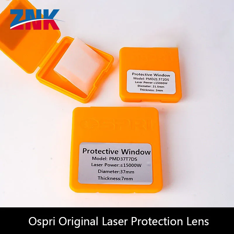 ZNK Laser Ospri Original Laser Protective Lens Fiber Laser Cutting Head Cutter Machine OSPRI Welding Gun Protect Windows Lenses