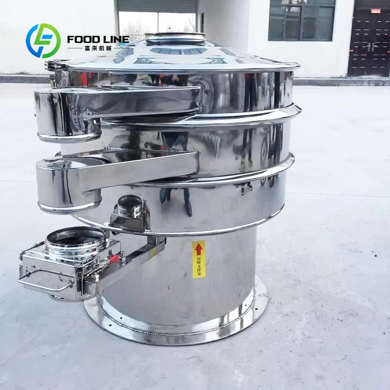 Customized gyratory vibro sifter ultra fine 500 mesh screener for sugar powder industrial grading and purification work