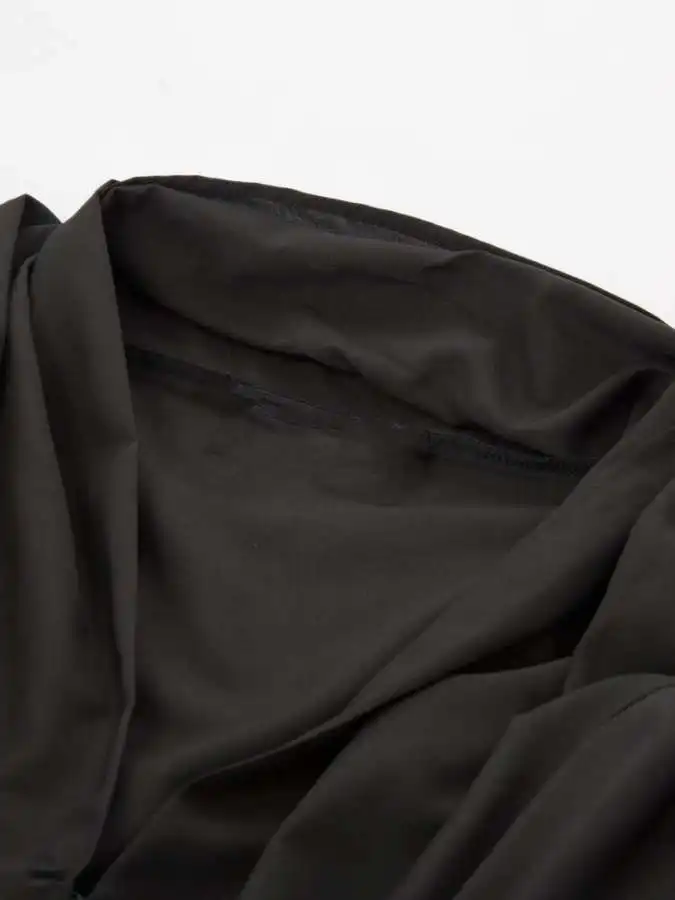 

Женская ретро-готическая блузка-корсет для вечеринок и клубов, прямого кроя, с узлом, утепленная, из тонкого хлопка, с коротким рукавом