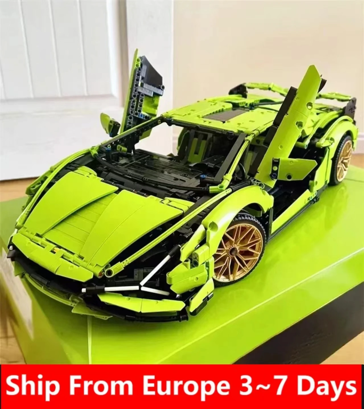 Technical Lambo Building Blocks para Meninos, Modelo de carro, Compatível 42115, SIAN Roadster Bricks, Brinquedos Presentes, 3696Pcs