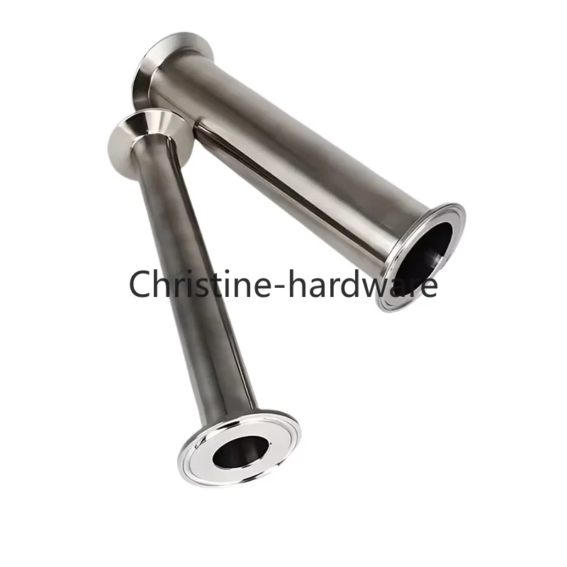 Sanitary Tri Clamp Type Spool Tube With 51/64MM 38/50.5MM Ferrule Clamp SS316 4/6/8/12/18/24