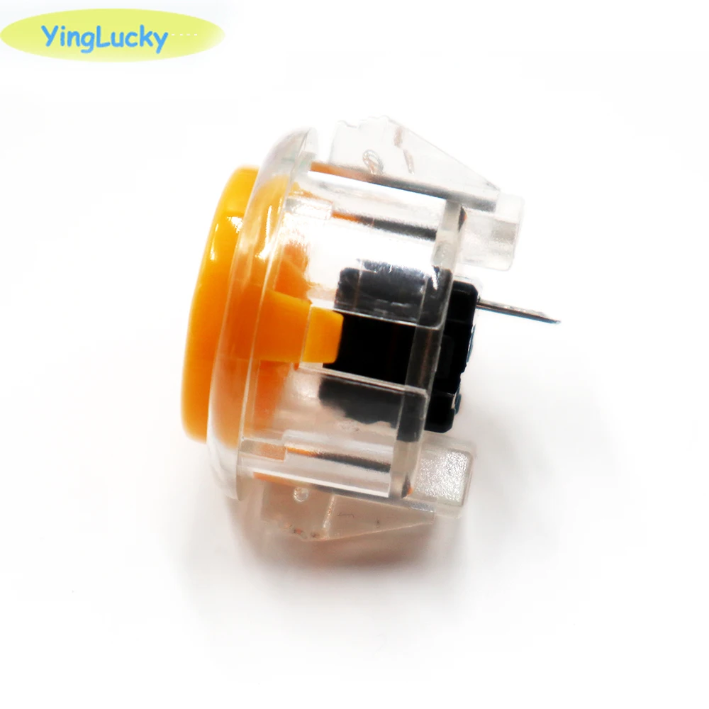 1pc Arcade Push Button 30mm 24mm transparent Buttons Game console Replacement Button For Arcade Machine