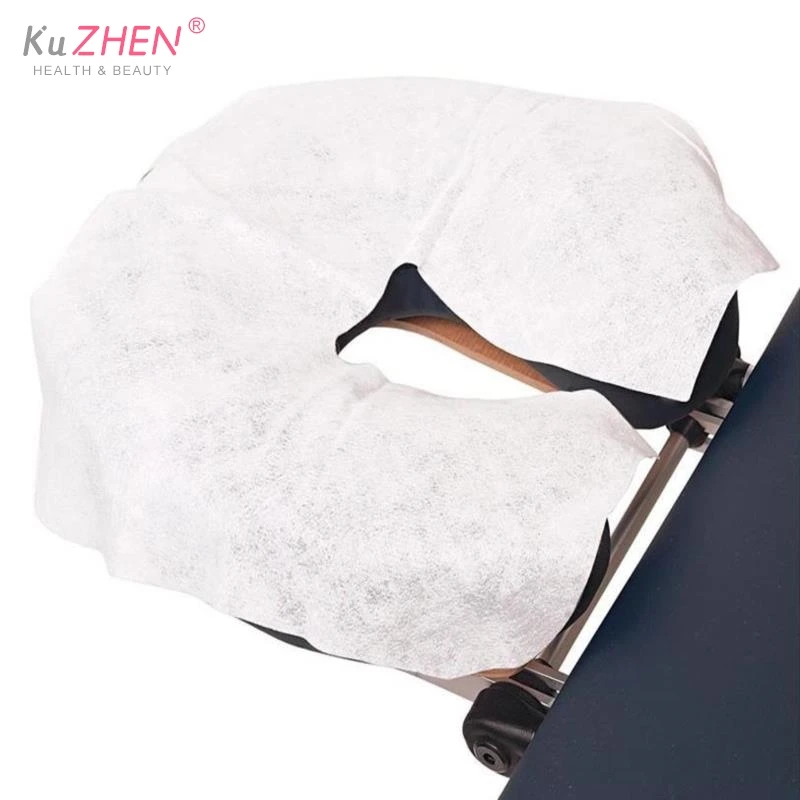 10/100pCS Disposable Non-Woven Headrest Pillow Paper Beauty Spa Salon Bed Table Cover Massage Face Cradle Table Head Rest Cover