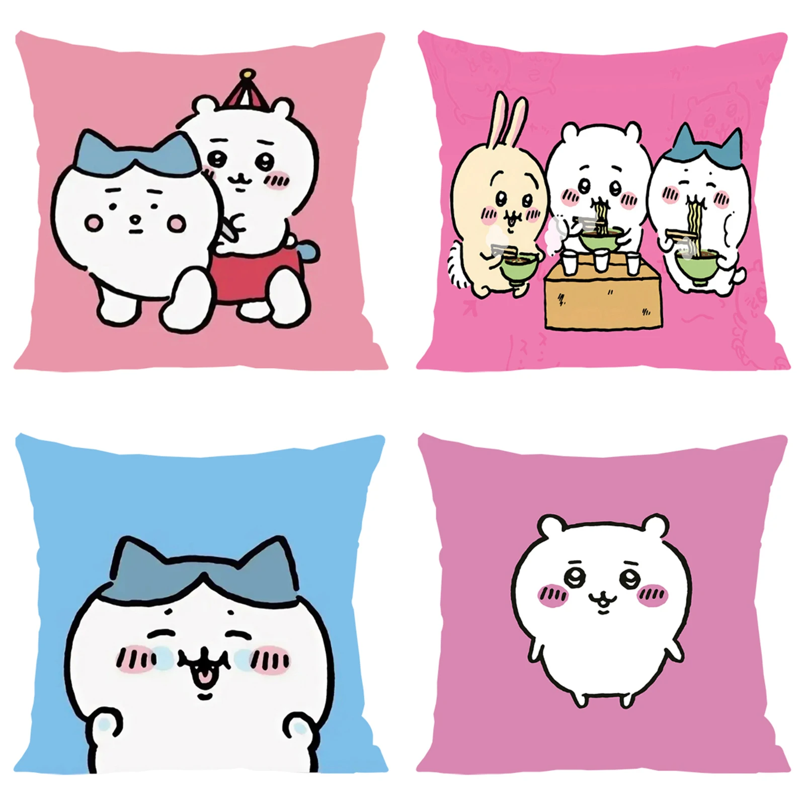 Decorative Pillowcase 40x40 Cute C-Chiikawas Pillowcases for Pillows 45x45 Cushion Cover for Pillow Home Decoration Cushions Bed