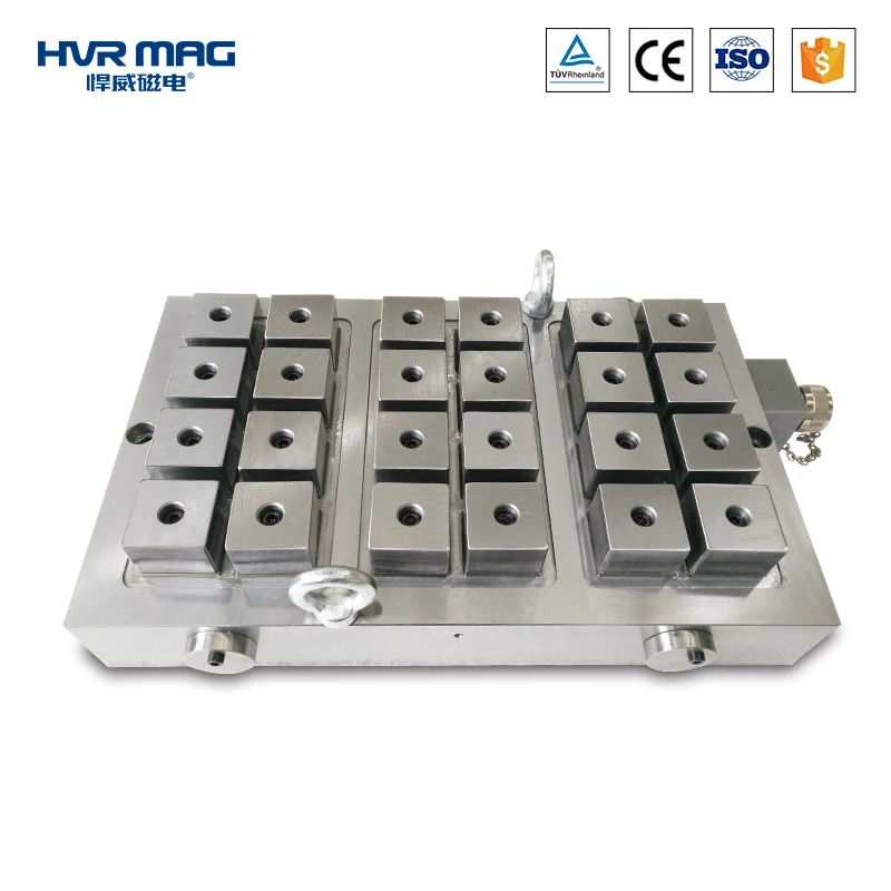 Milling machine magnet table clamping electro permanent magnetic chuck