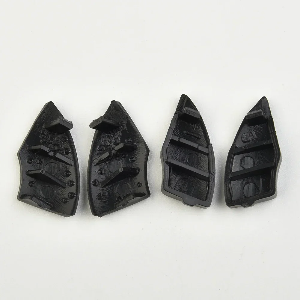 4pcs Radio Cd Button Black Button Decoration Mold Cover Removal For Fiat 500cd 2008 For Mold Cover Removal Car Accessories