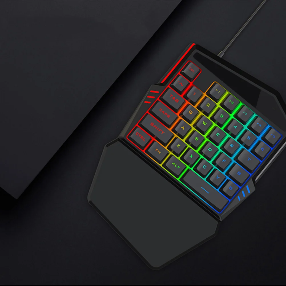 Stylish Gaming Keyboard Backlight Keyboard E-Sport Keyboard Computer Game Keyboard Play Game Keyboard for Home Dorm