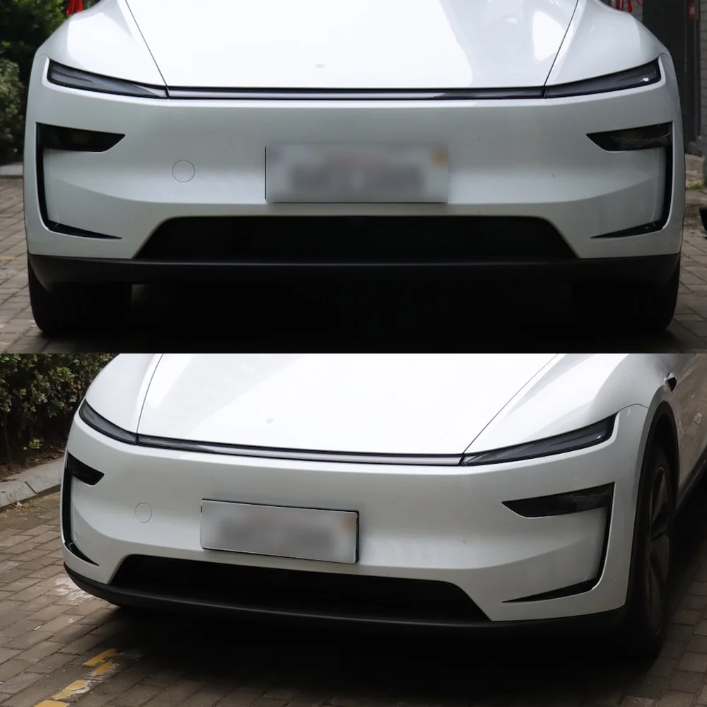 AD Full Body Kits For Tesla Model Y Juniper 2025+ Front Bumper Lip Rear Diffuser Tailgate Spoiler ABS Black Auto Body Kits view 3