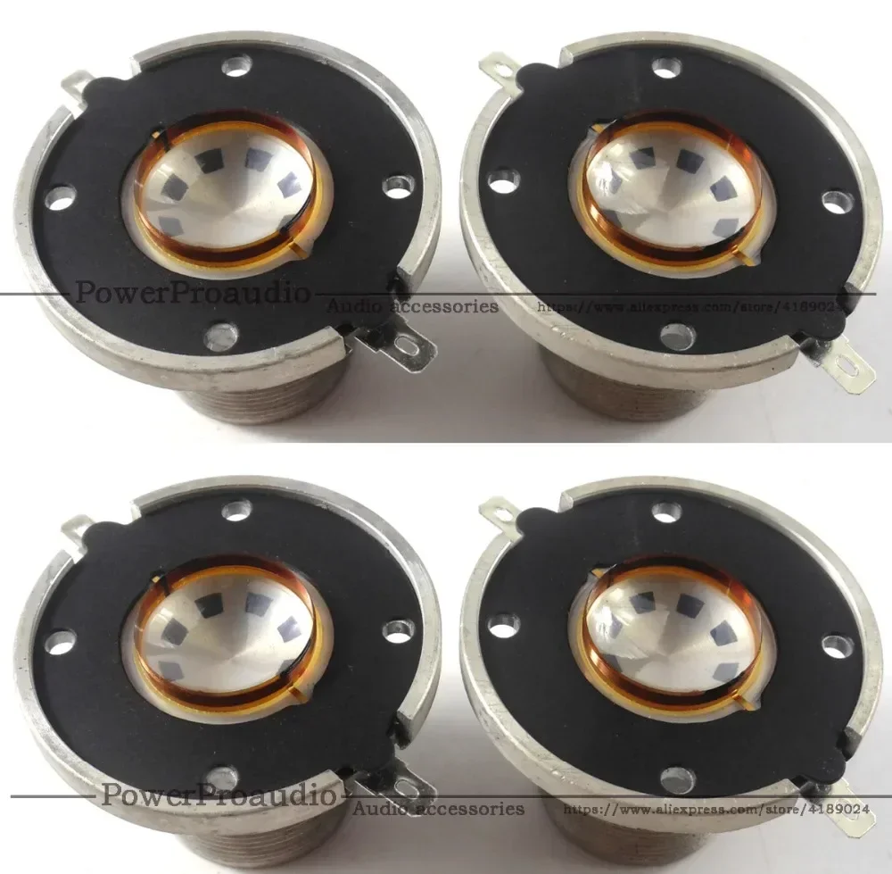 jbl-2414h、2414h-1、2414h-c用、高品質なダイヤフラムスピーカーユニット、高音域用ボイスコイル、4個入り、交換用ダイヤフラム。