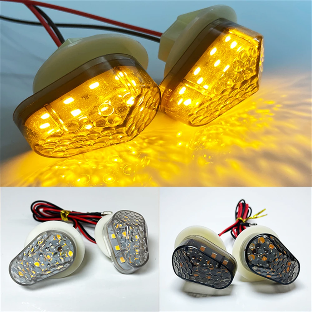 

​Motorcycle Turn Signals LED Indicator Flashing Photoflash Lights Bulb Motor For Yamaha YZF R1 R6 R6S R3 R6S FZ1 FZ6 FZ8 FAZER