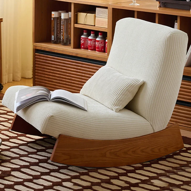 Sofa Nordic style medieval living room leisure chair, retro Internet celebrity balcony wabi-sabi wind rocking chair