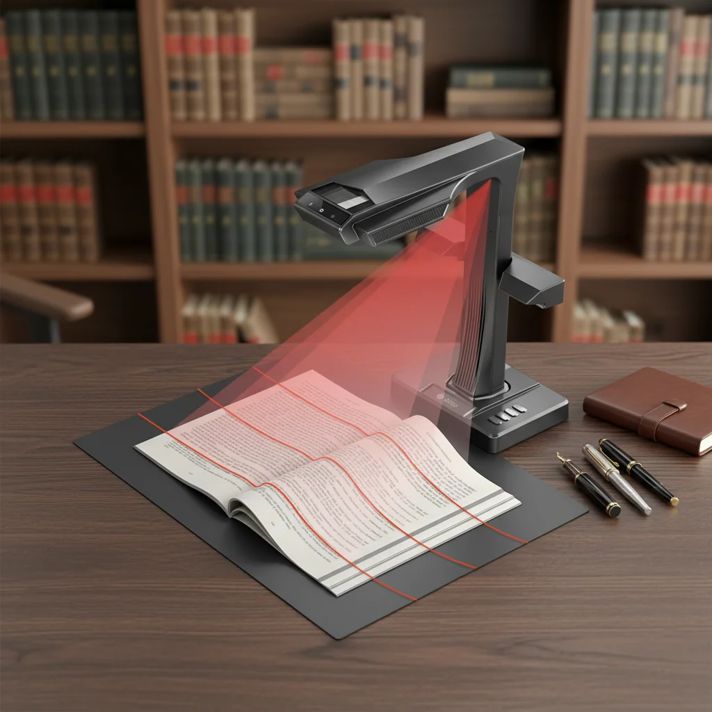 CZUR ET MAX Professional Book Scanner 38MP Document Camera Laser Curve-Flatten USB High-Speed 180+ Languages OCR A3 Stock
