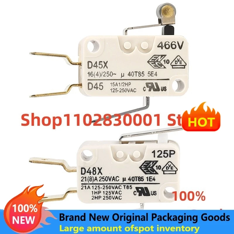 5PCS NEW  For CHERRY D48X  D45X Small  Pendulum Rod With Long Handle Travel Reset Limit Microswitch 21A250V 100% Good