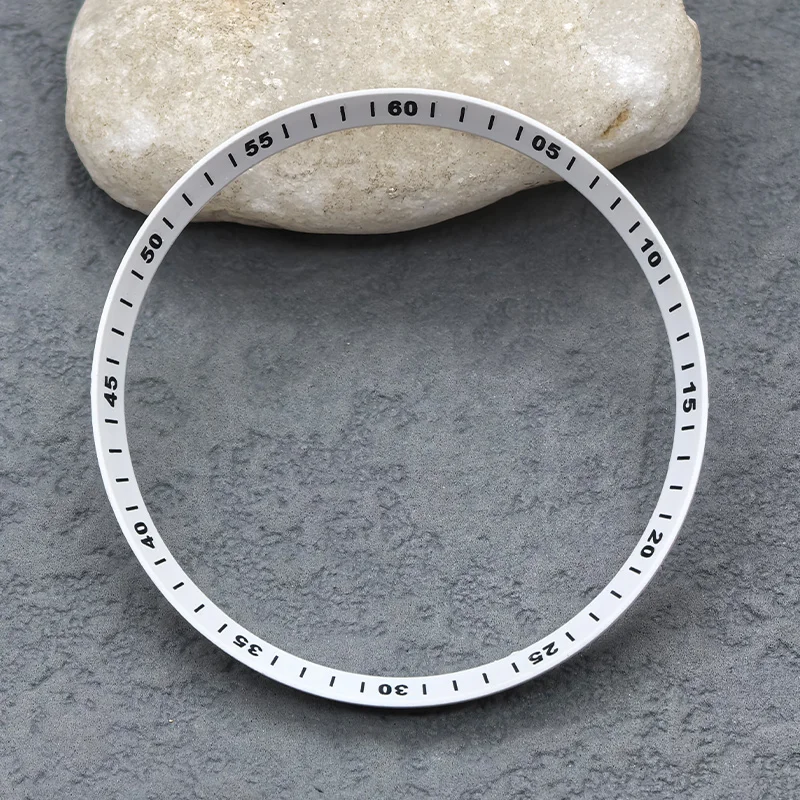 Maßgeschneiderter 30,5 mm x 27,5 mm Kunststoff-Innenring SKX007 Kapitelring passend für SKX007 SKX009 SRPD-Gehäuse NH35 NH36 Uhrenreparaturteile – Detail 4