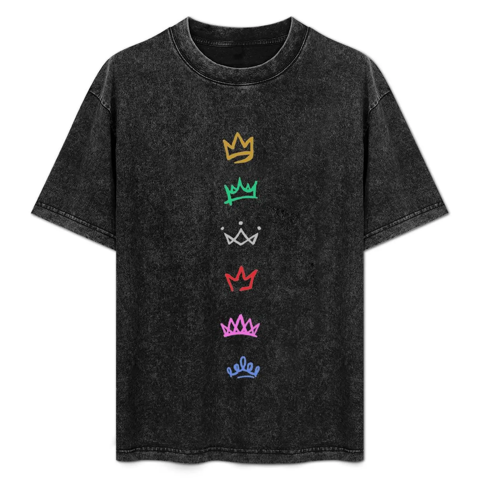 

Six the Musical Queens Crowns T-Shirt Breathable Mesh Panel T-Shirt