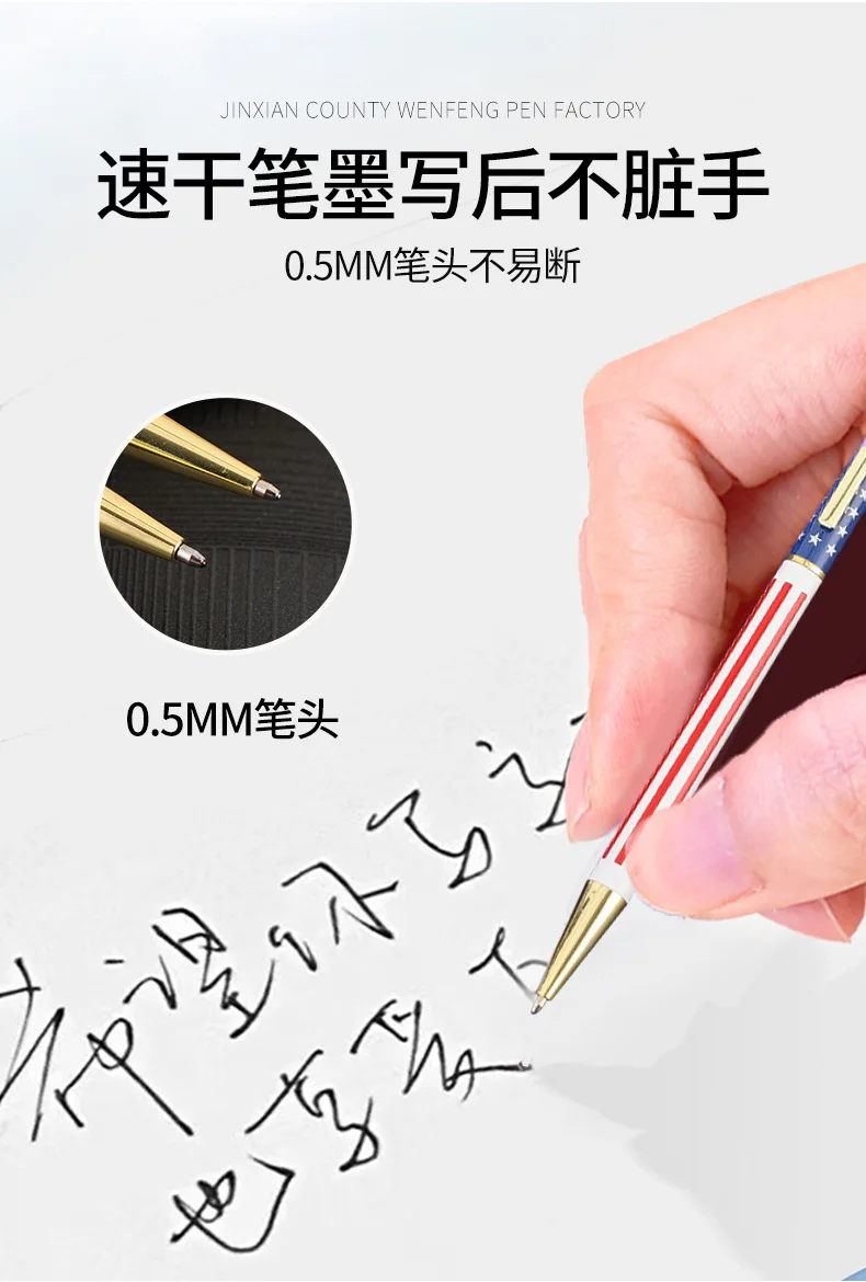 

6Pcs Star Pattern Ballpoint Pens Creative Design Smooth Writing Pens for Students Drawing Note Taking Supplies