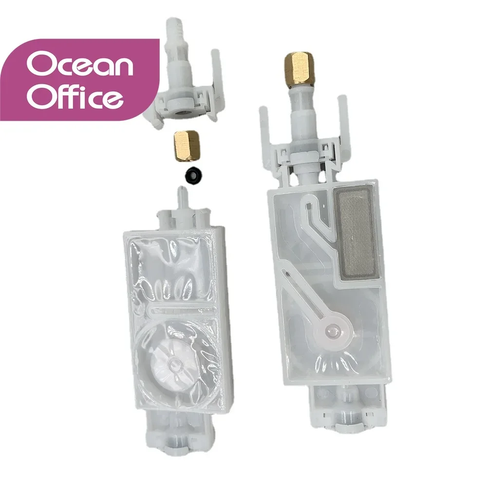 10PCS Dx5 Xp600 Head Ink Damper com Conector para Epson TX800 Mimaki JV33 JV5 CJV30 para Mutoh Galaxy Twinjet Dx5 Dumper Filter