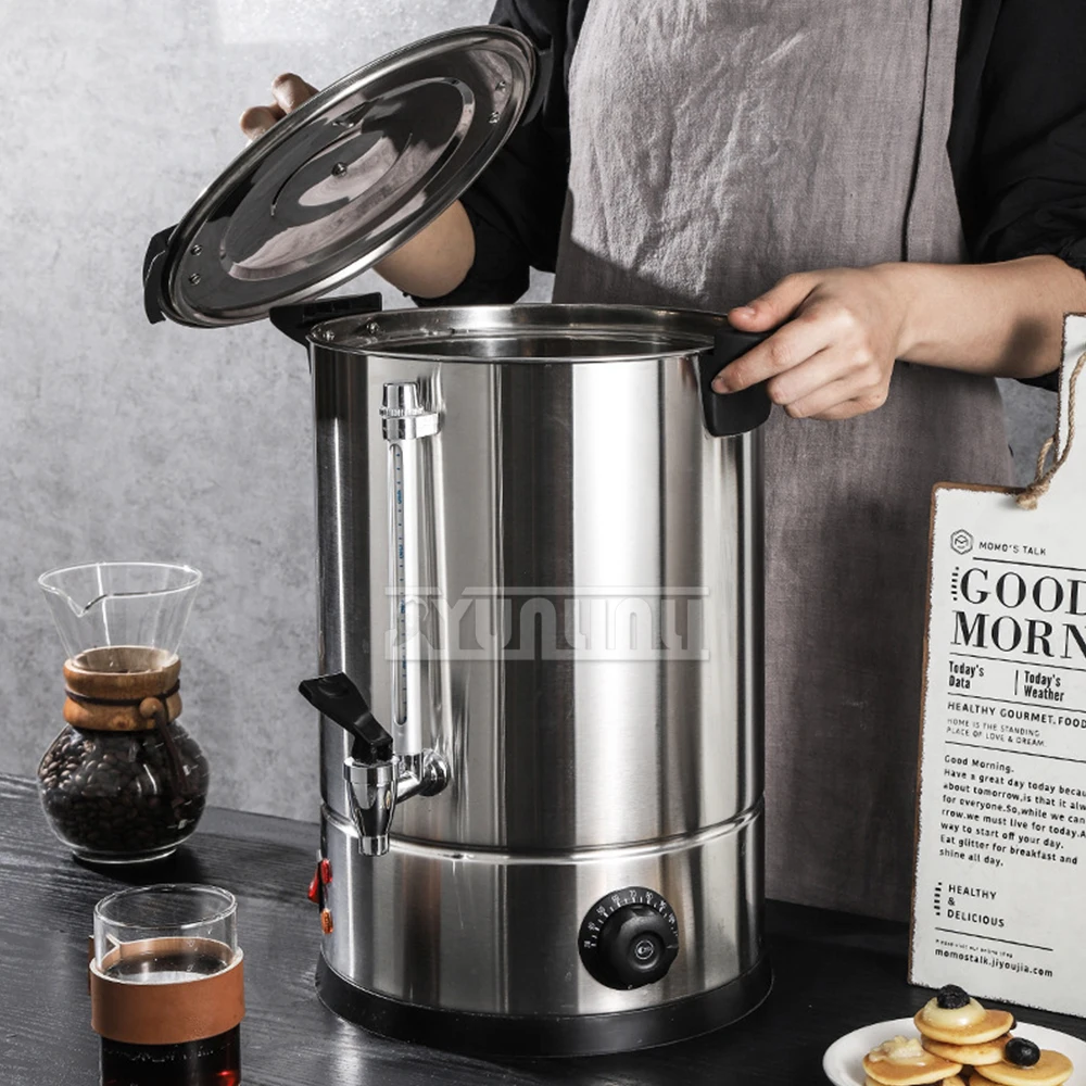 

High Quality Stainless Steel Insulation Bucket Large Capacity Electric Steam Tea Bucket Commercial Boiling Water Bucket
