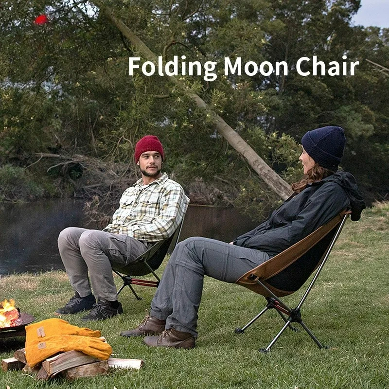 Customizable   High Back Ultralight Folding Chair Portable 120Kg Load Travel Rocking Chairs Outdoor