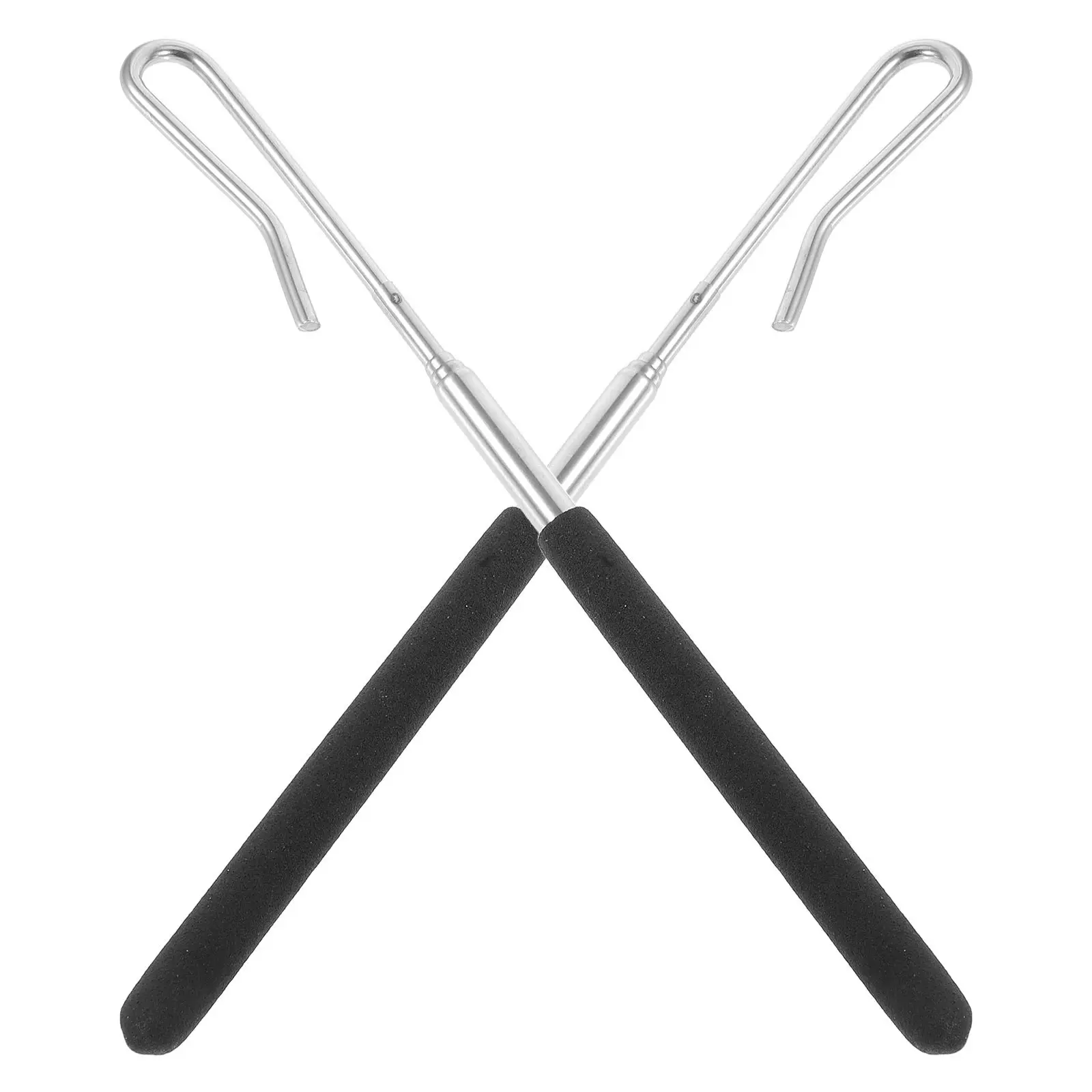 2Pcs Metal Puppet Handle Rods Stainless Steel Hand Puppet Manipulation Tools Improved Performance Portable Versatile for All