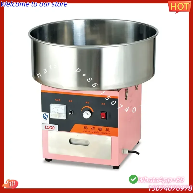 2026 Professional Commercial Candy Cotton Maker / Electric Popcorn and Candy Floss Machine / Cotton Candy Machine