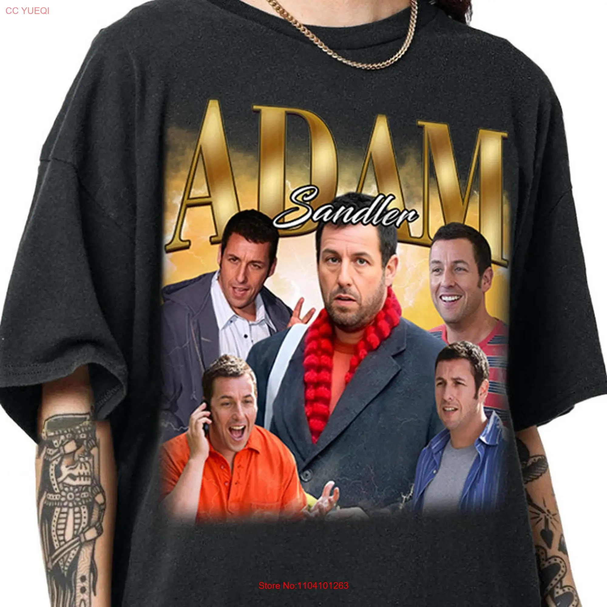 Limited Adam Sandler Vintage T Shirt For Woman and Man The Eras Tour Comedian long or short sleeves