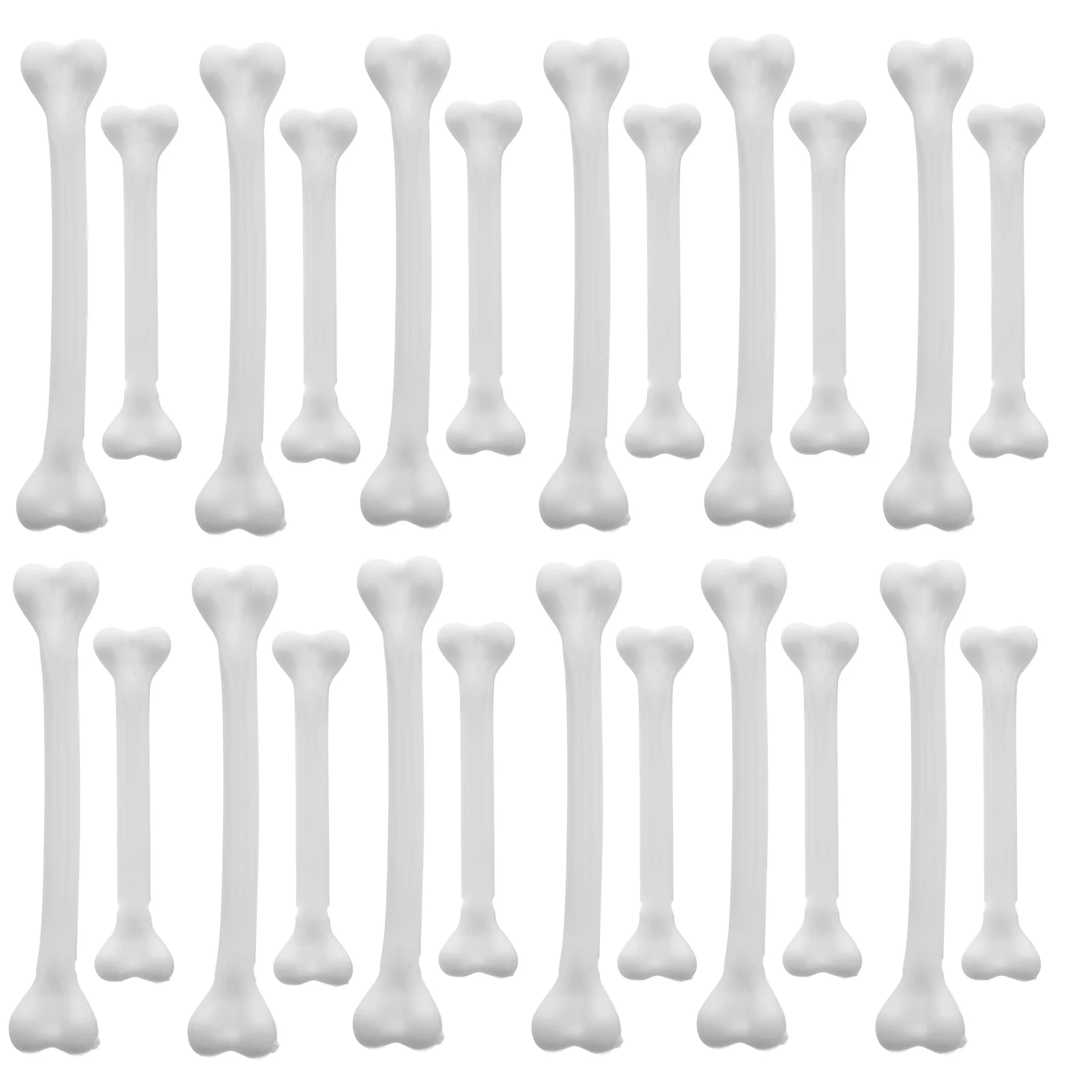 50 Pcs Bone Swizzle Stick Shaped Stirrer Cocktail Rod Kitchen Stirring Rods Artificial Milk Tea Stirrers Mixing Sticks Plastic