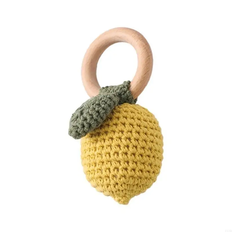 F62D Colorido Rainbow Raild color F62D Juguete lindo Toy Toy Crochet Handheld Aplica Toy para bebés