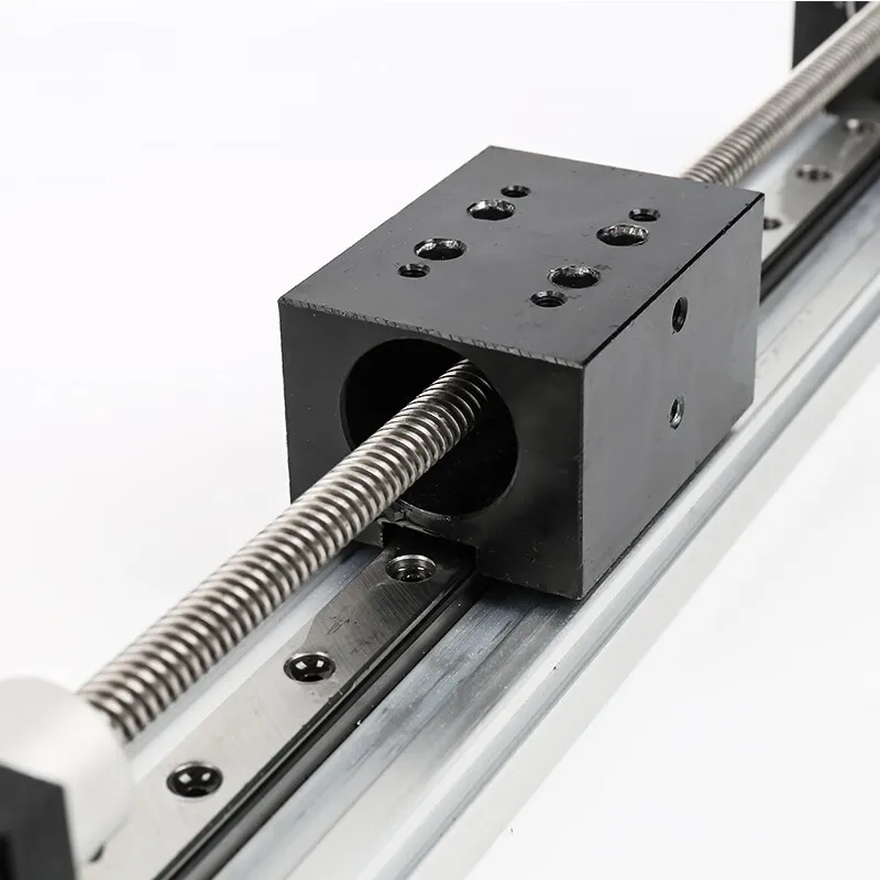 Precision Trapezoidal Screw Rod Linear Guide Slide Module CNC Mobile Module Platform Stepper Motor