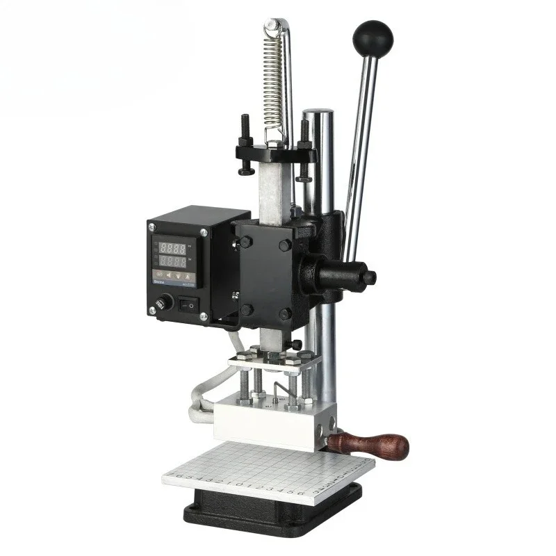 Multifunctional hot stamping machine, leather stamping machine, letter embossing branding press, quick mold change