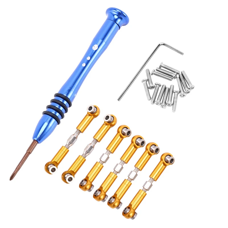 For Wltoys Upgrade Metal Adjustable Rods A959B A969 A979 K929 RC Car Parts