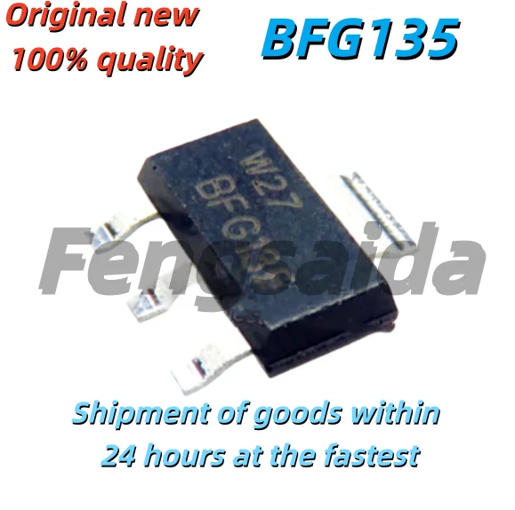 5PCS Brand-new original BFG135 high-frequency transistor NPN 7GHz wideband transistor surface mount SOT-223 wideband amplifier