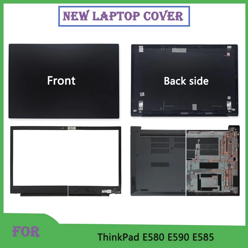 New Original For ThinkPad E580 E585 E590 E595 Laptop Shell LCD Top cover/Back Cover/Front Bezel Metal Silver Black