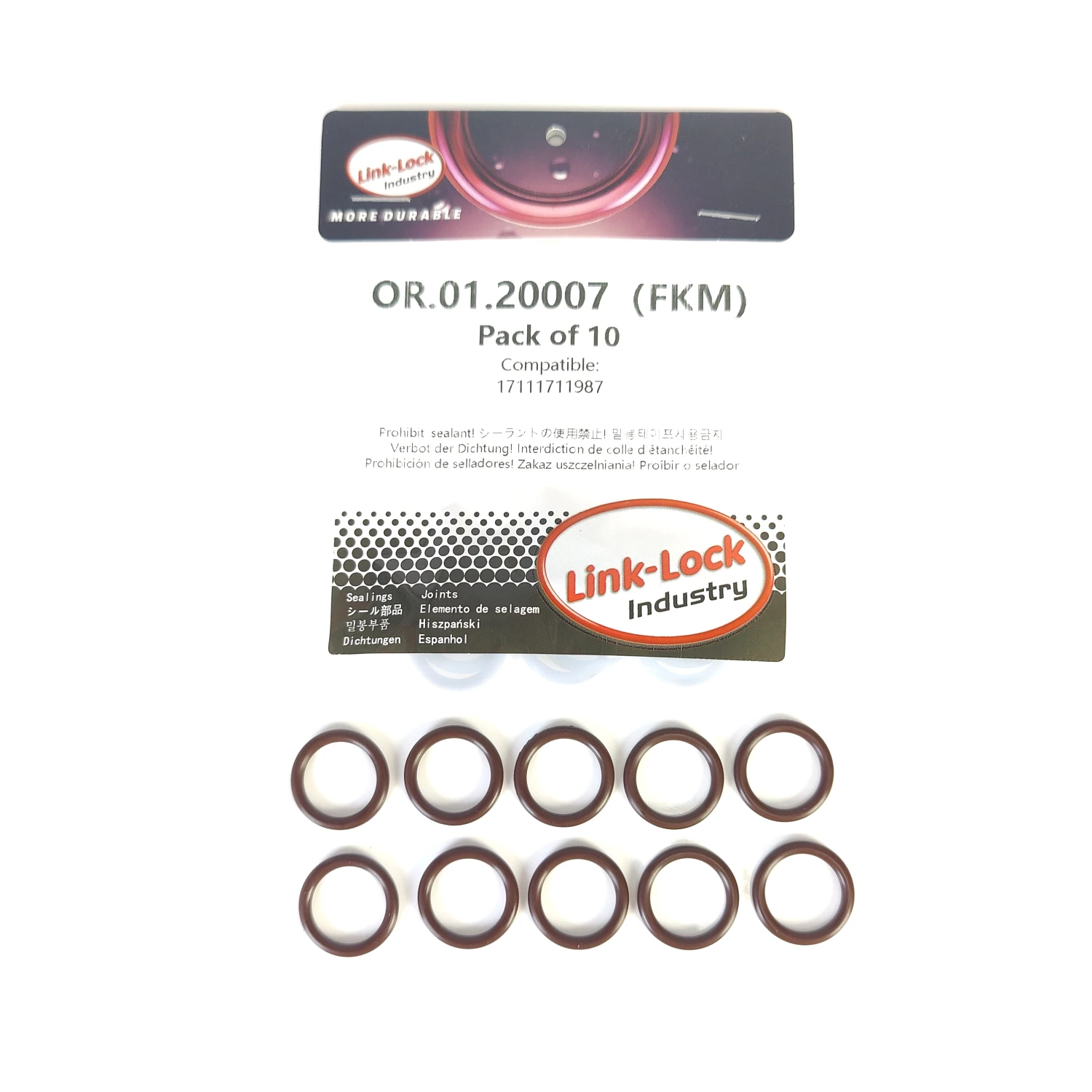 10PCS Fkm Viton OR.…