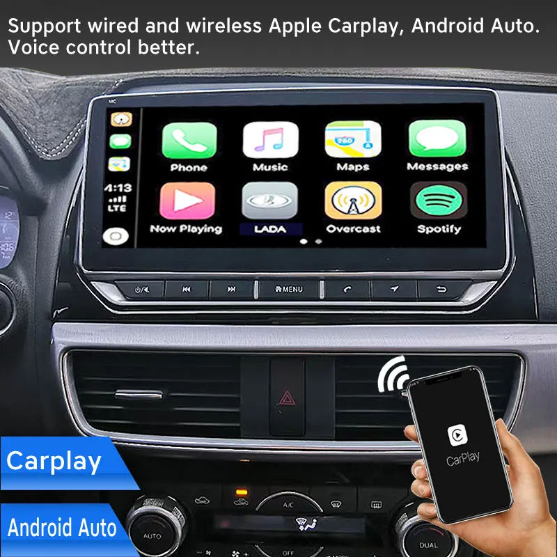 Car Radio Android 13  For Mazda CX5 Multimedia Auto GPS Navigation For Mazda CX5 CX 5 2013-2016 Carplay Android autoVideo Player