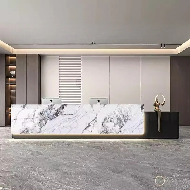 Medical Rental Reception Desks Clinic Boutique Beauty Church Reception Desks Front Podium Recepcion Mostrador Office Furniture