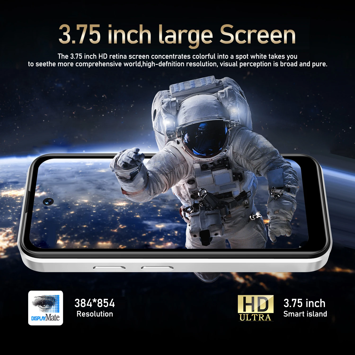 NUOVO Mini telefono S24 3.75 pollici 2 + 16GB ROM Smartphone Android Dual SIM Google Play Store 1500mAh 3G Rete Telefoni cellulari Regalo