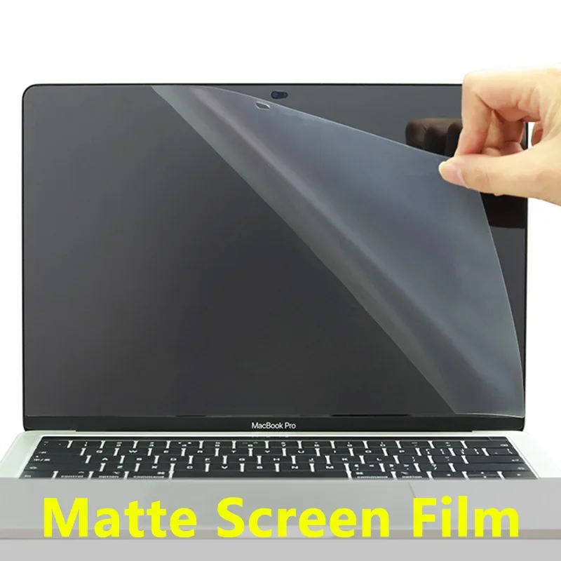 Protector de pantalla mate para MacBook Air 15, A2941, 2023, M2, A2681 Pro, 13, 14, 16, M1, chip A2338, película de plástico, pegatina A2337, 13,6